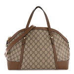 GG Supreme Monogram Medium Nice Top Handle Dome Bag Brown
