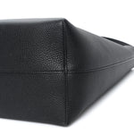 Grained Calfskin Medium N/S Park Tote Black