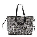 Visetos Large Liz Reversible Shopper Tote Black