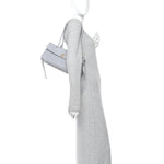 Grained Calfskin Urban Essentials Small Shopping Bag Grey