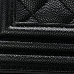 Caviar Quilted Medium Boy Flap Black