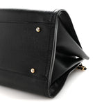 Caviar Small Studded Deauville Tote Black
