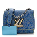 Epi Twist Shoulder Bag PM Denim Light