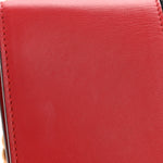 Calfskin Web Medium Peony Chain Shoulder Bag Red
