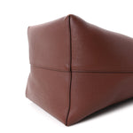 Grained Calfskin Large N/S Park Tote Burnt Wood