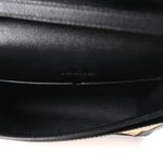 Grainy Calfskin Vintage Check Small Macken Crossbody Bag Black