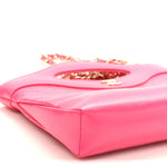 Shiny Crumpled Calfskin Quilted Nano 31 Shopping Bag Pink