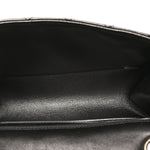 Metallic Sheepskin Quilted 2.55 Reissue Mini Flap Dark Silver