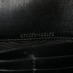 Calfskin Matelasse GG Marmont Chain Wallet Black
