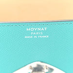 Carat Calfskin Gabrielle Clutch Turquoise