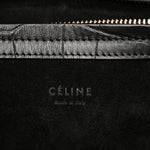 Crocodile Embossed Calfskin Medium Phantom Luggage Black