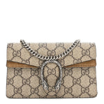 GG Supreme Monogram Super Mini Dionysus Shoulder Bag Taupe