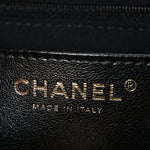 Lambskin Quilted Large CC Funky Town Flap Black