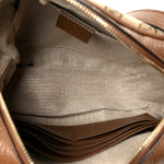 Monogram Mini Bree Messenger Bag Beige Tabacco