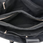 Calfskin Cerf Executive Shopper Tote Black