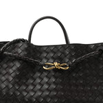 Nappa Intrecciato Large Andiamo Shoulder Bag Fondant