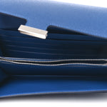 Epsom Constance Long To Go Wallet Bleu Tie