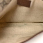 GG Supreme Monogram Neo Vintage Web Belt Bag Brown