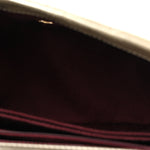 Metallic Aged Calfskin Quilted Mini Coco Handle Flap Gold