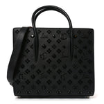 Calfskin Spikes Loubinthesky Medium Paloma Black