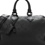 Calfskin Monogram Speedy P9 Bandouliere 30 Ultra Black