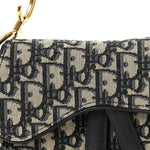 Oblique Mini Saddle Bag Blue