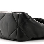 Lambskin Quilted Medium Chanel 19 Flap Black
