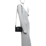 Soft Calfskin Diagramme Camera Bag Black