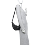 Deerskin Small Slouchy Banana Bag Espresso