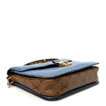 Epi Reverse Monogram Pochette Metis Denim Light