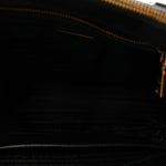 Saffiano Small Galleria Double Zip Tote Black
