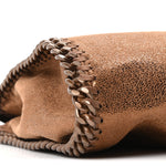 Metallic Shaggy Deer Mini Falabella Fold Over Tote Bronze