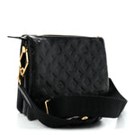 Lambskin Embossed Monogram Coussin PM Black