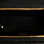 Lambskin Quilted Coco Click Bag Black