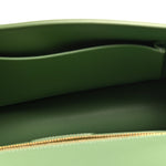 Smooth Calfskin 30 Montaigne Flap Bag Mint Green