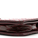 Patent Small Boy Reverso Flap Burgundy