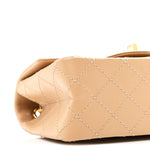 Aged Calfskin Quilted 2.55 Reissue Mini Flap Beige