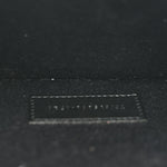 Calfskin Zip Clutch Black