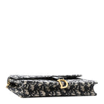 Oblique Saddle Chain Pouch Blue