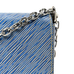 Epi Twist Shoulder Bag MM Denim Light