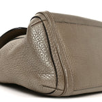 Monogram Calfskin Medium Bella Flap Bag Beige Ebony Champagne