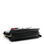 Calfskin Soft Sound Charms Shoulder Bag Black