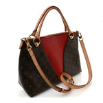 Monogram V Tote MM Cherry