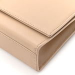 Smooth Calfskin Medium Classic Monogram Kate Tassel Satchel Nude Powder
