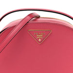 Saffiano Lux Odette Crossbody Magenta