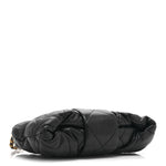 Lambskin Quilted Mini Bow Bag Black