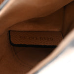 Grained Calfskin Mini Saddle Bag Fard
