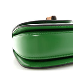 Boarded Dyana Lux Calfskin Web Small Bamboo 1947 Top Handle Bag Spring Green