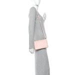 Empreinte Monogram Double Zip Pochette Rose
