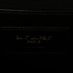 Grain De Poudre Textured Mixed Matelasse Triquilt Small Monogram Satchel Dark Beige